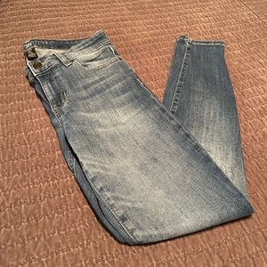 Gap denim leggings distressed size 2
